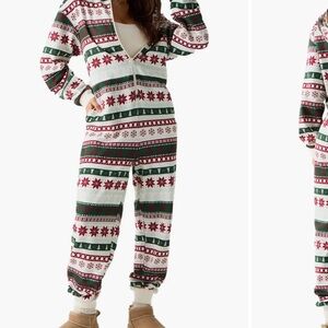 Festive Red and Green Holiday Onesie